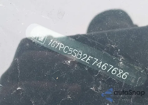 2014 Chevrolet Cruze Lt из США, поврежденный, VIN 1G1PC5SB2E7467686